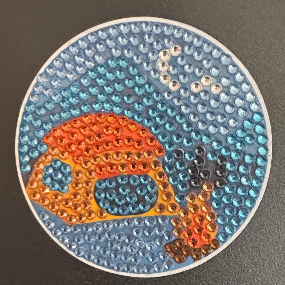 Handcrafted Diamond Art Magnet Set - Adventure By Day, Campfire By Night - Picture 4 of 6